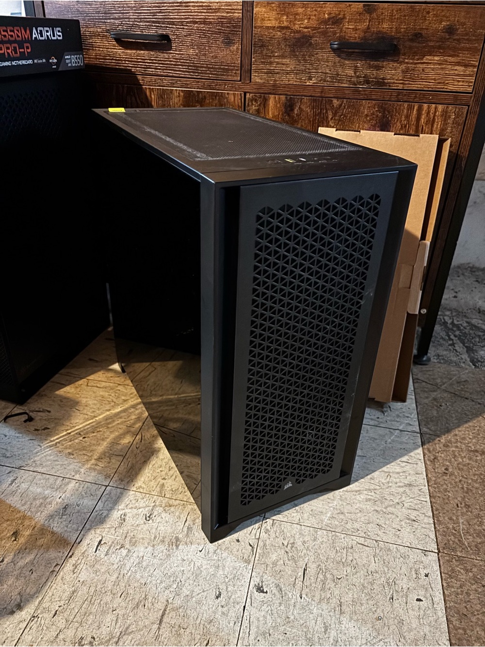 Corsair Black Mid-Tower PC Case with Ventilated Front Panel